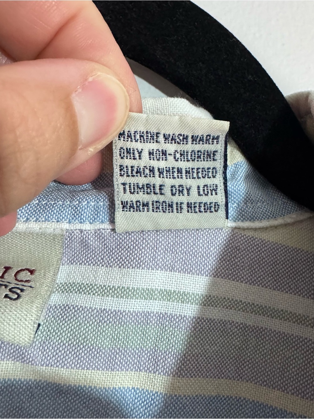Vintage Classic Elements Pastel Stripe Button Up Shirt Womens 20W - Picture 6 of 6